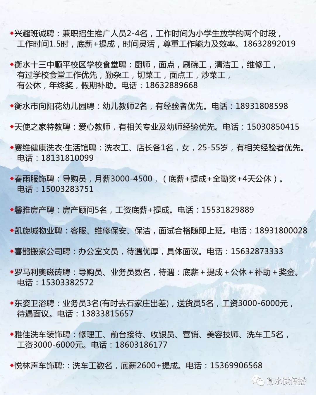 清苑人才网招聘信息更新概览